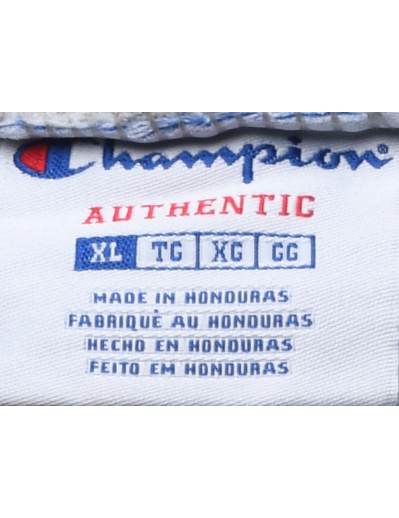 Champion Wrestling Grey Printed Hoodie - XL