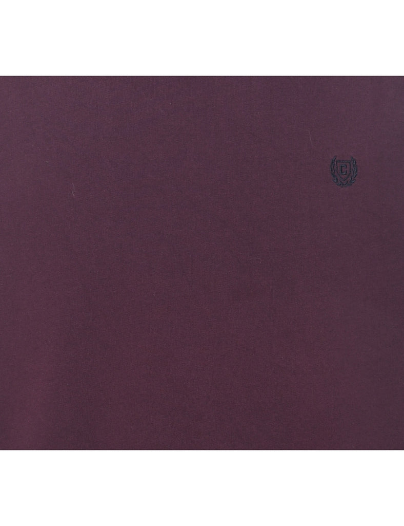 Chaps Plum Plain Sweatshirt - XL