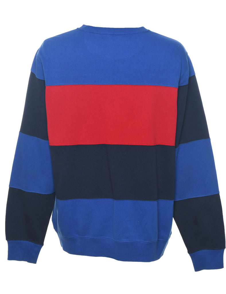 Chaps Striped Sweatshirt  - L
