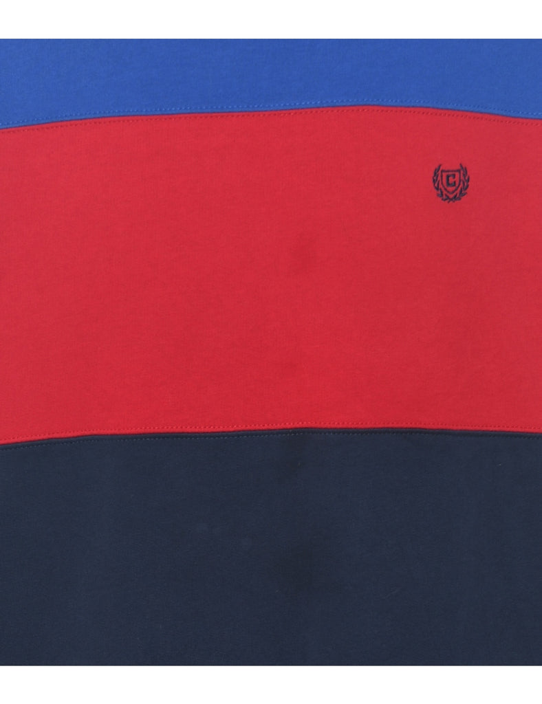 Chaps Striped Sweatshirt  - L