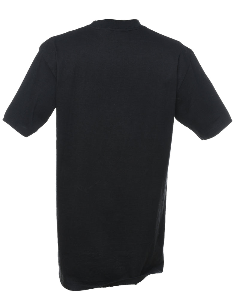Chicago Black Printed T-shirt - XL