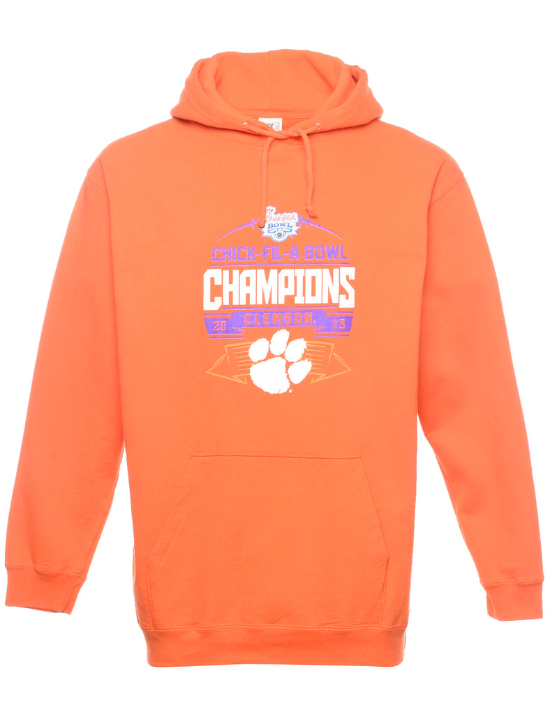 Chick Fil A Bowl Printed Hoodie - L