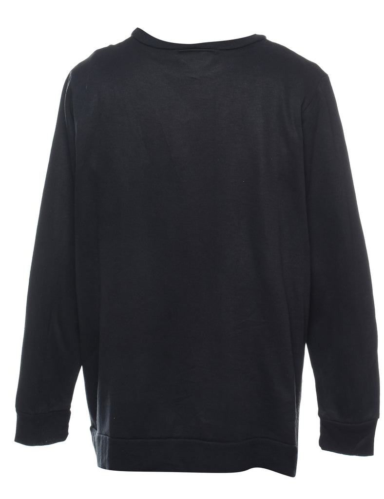 Christmas Tree Print Sweatshirt - L