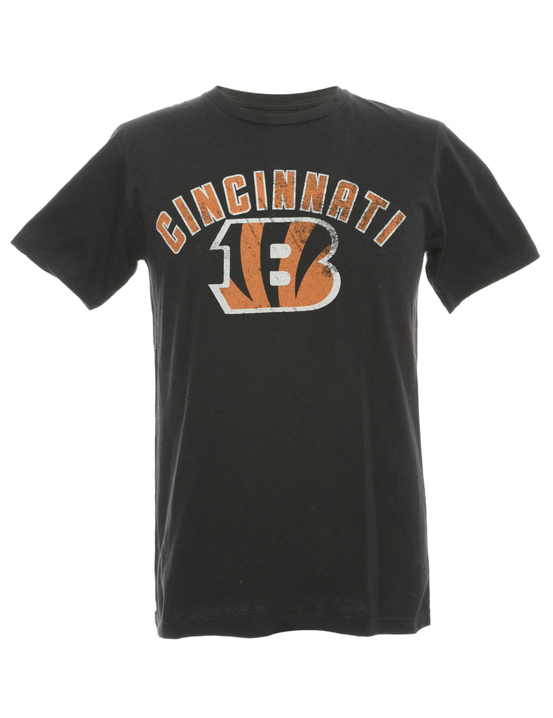 Cincinnati Bengals Football Printed T-shirt - M