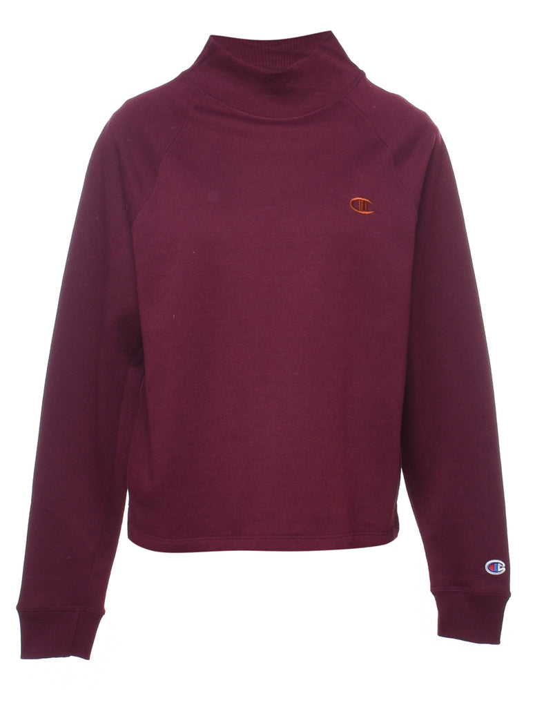 Classic Maroon Champion Plain Sweatshirt - M