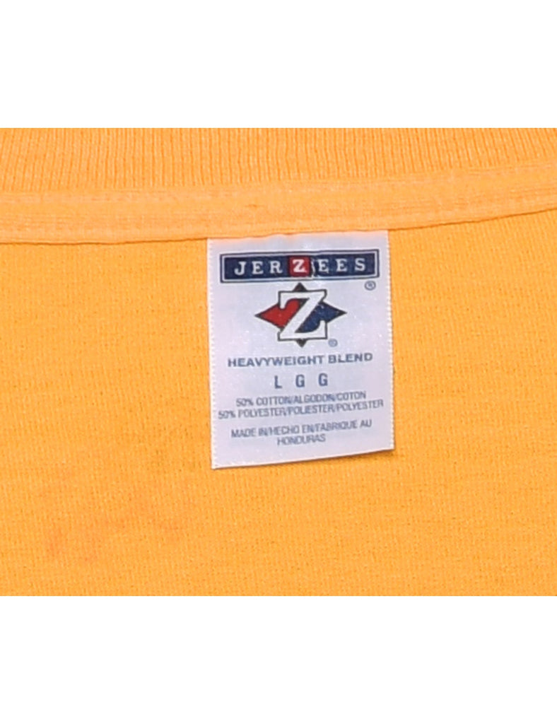 Classic Yellow Plain T-Shirt - L