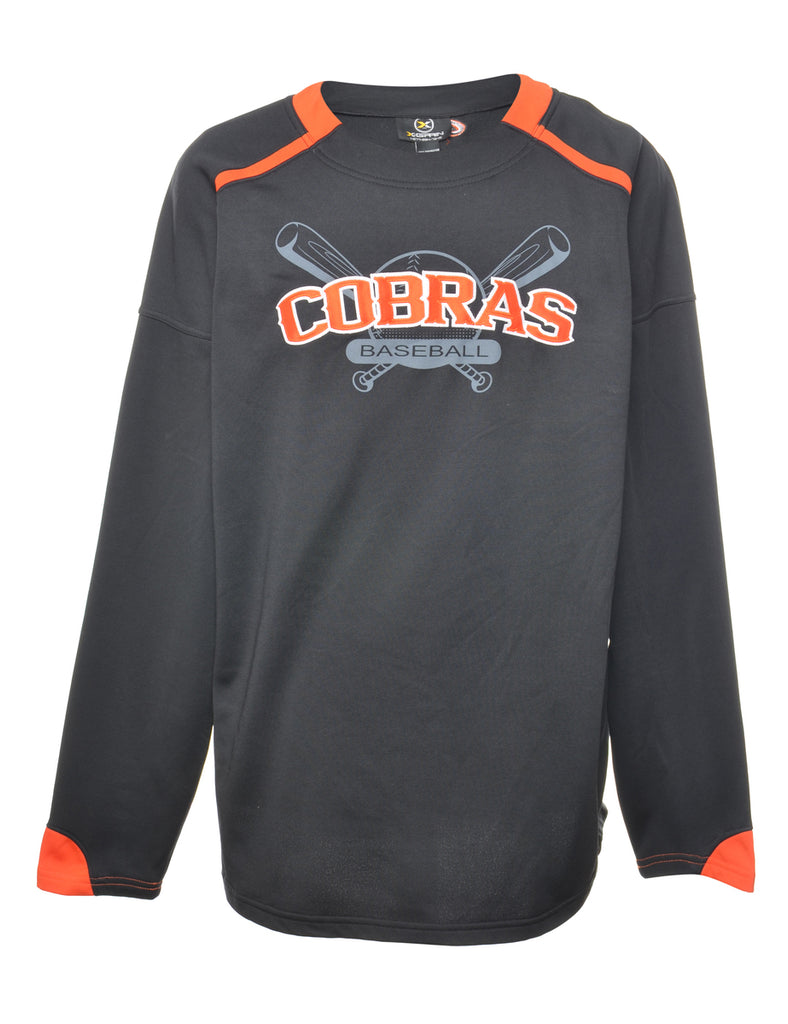 Cobras Baseball Printed Sweatshirt - XL