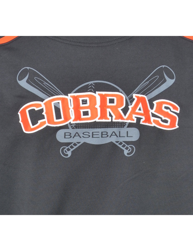 Cobras Baseball Printed Sweatshirt - XL