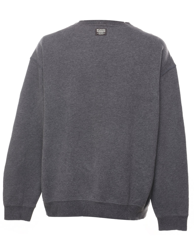 Columbia Plain Grey Round-Neck Sweatshirt - XL