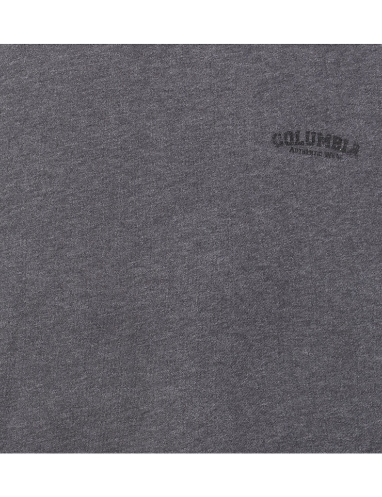 Columbia Plain Grey Round-Neck Sweatshirt - XL
