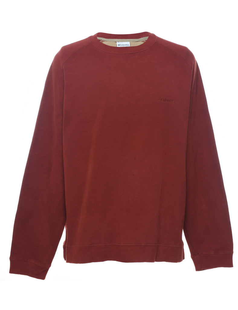 Columbia Plain Maroon Sweatshirt - XL
