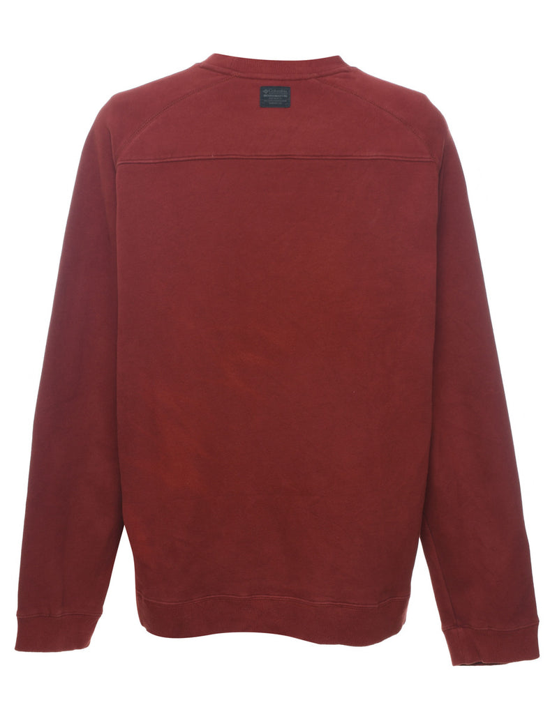Columbia Plain Maroon Sweatshirt - XL