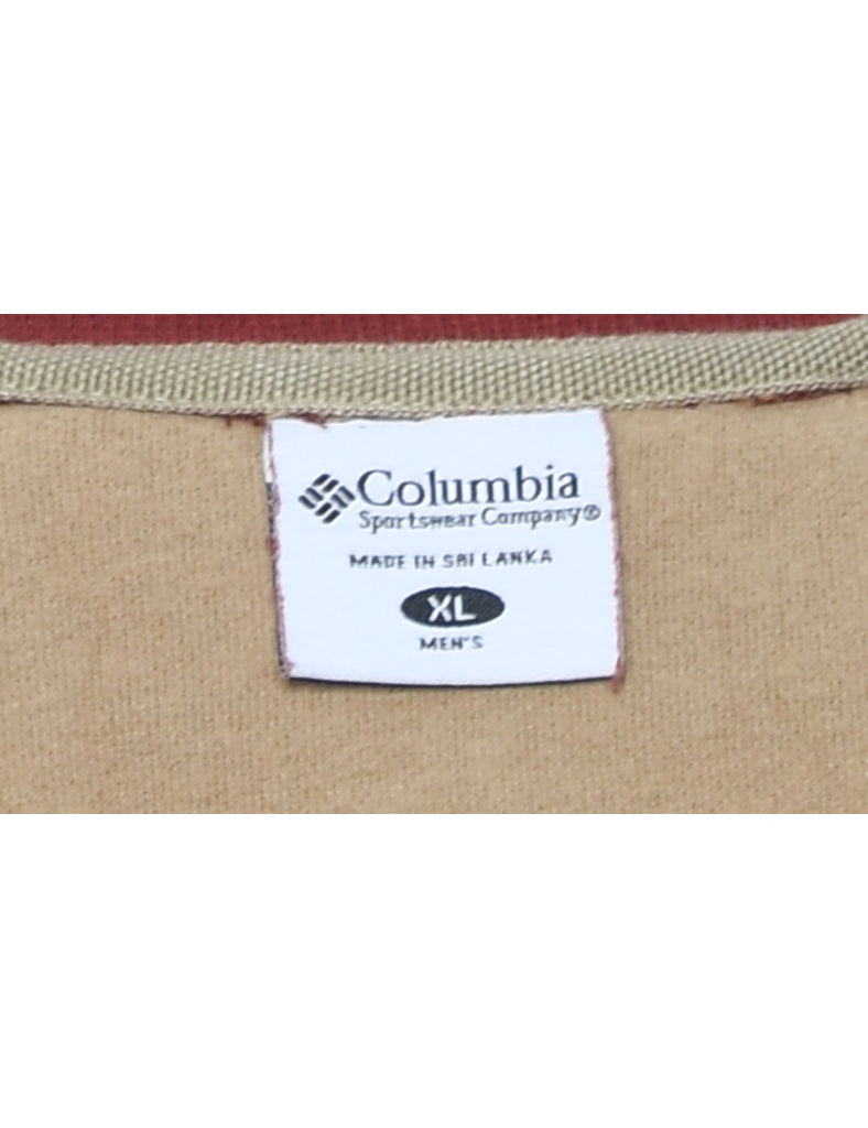 Columbia Plain Maroon Sweatshirt - XL