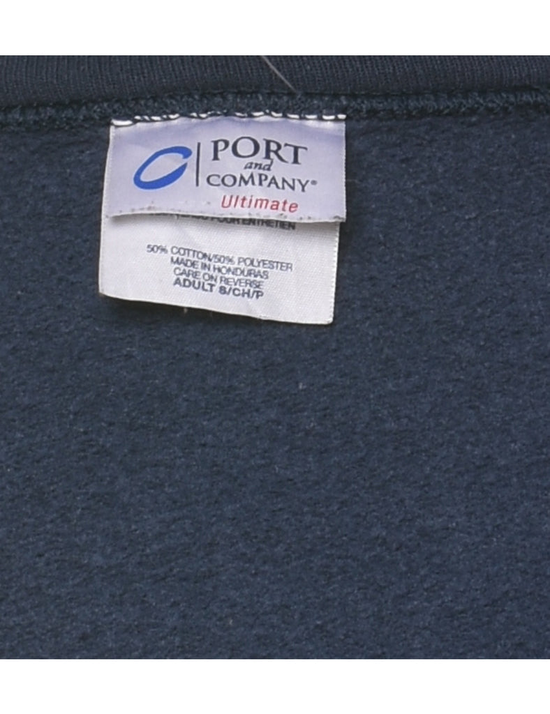 Concordia Mustangs Navy Printed Sweatshirt - S