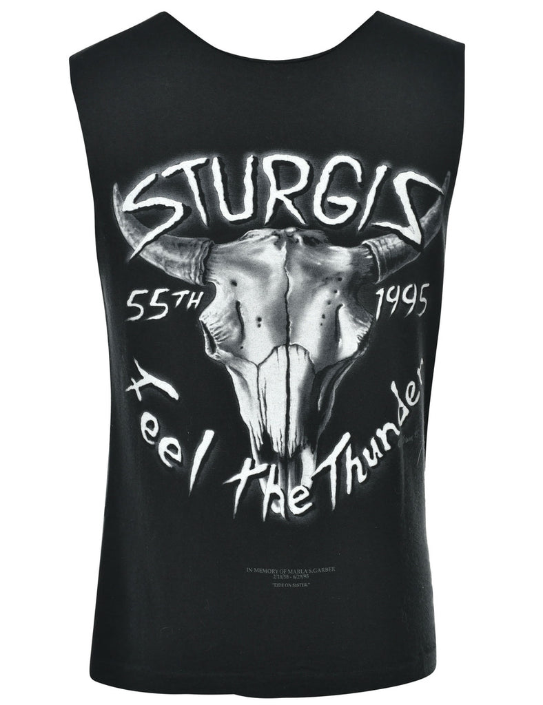 Customised Sturgis Feel The Thunder Vest - M