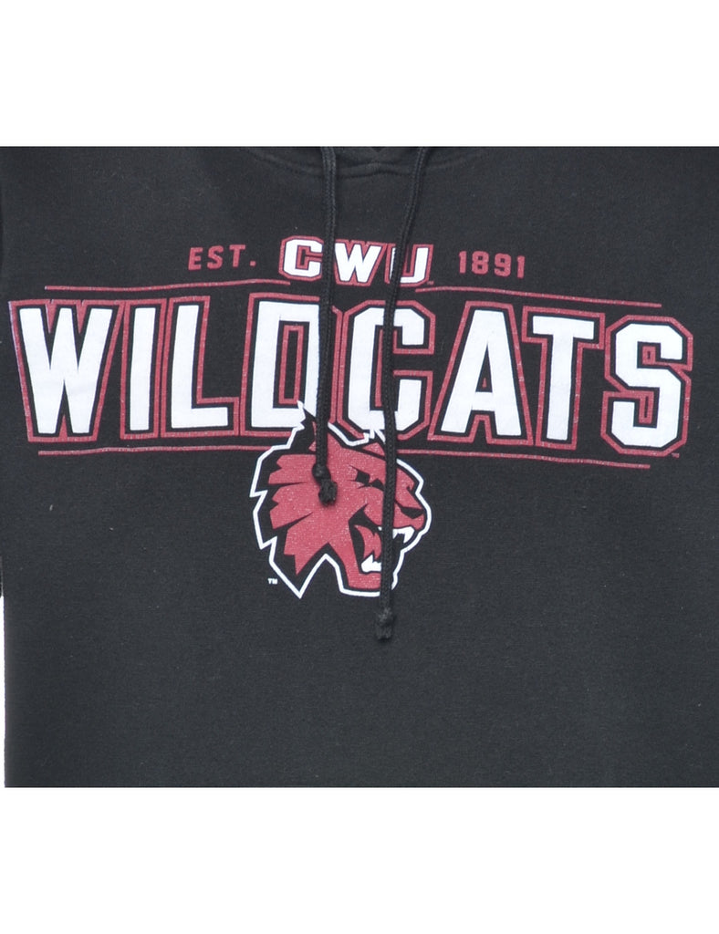 CWU Wildcats Printed Hoodie - S