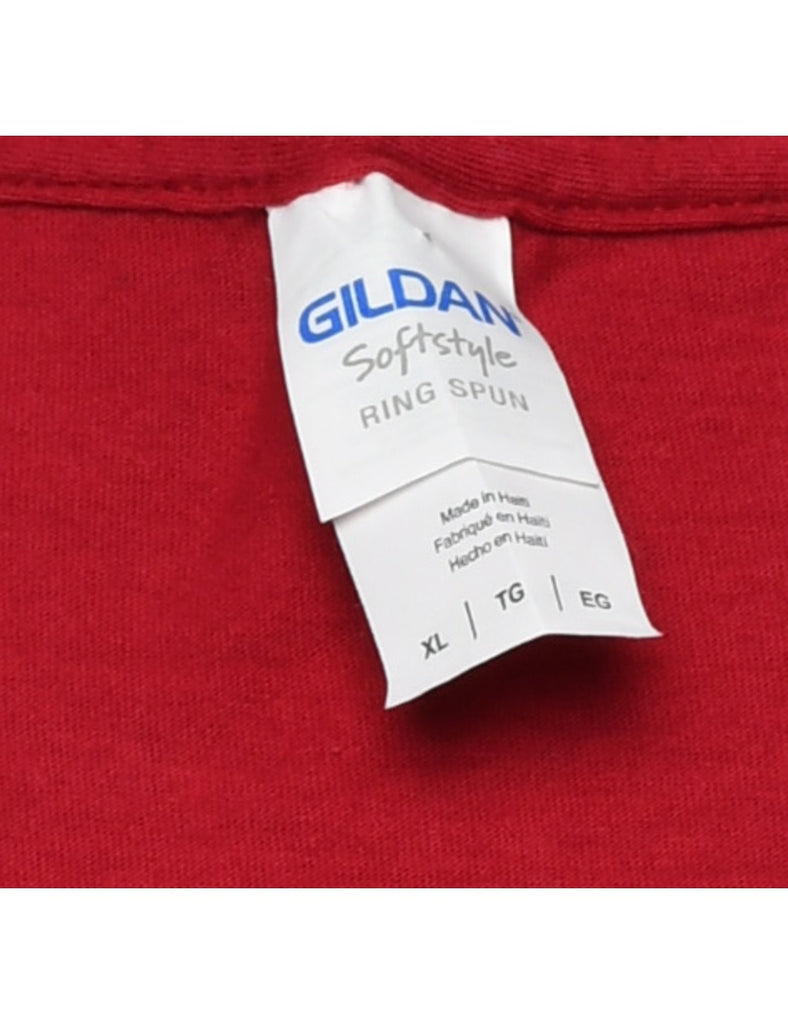 D Backs Printed T-shirt - XL