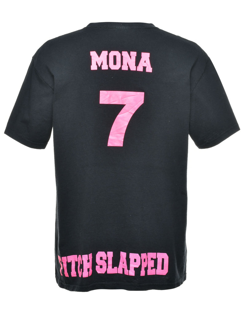 Da Hott Mama's Printed T-shirt - L