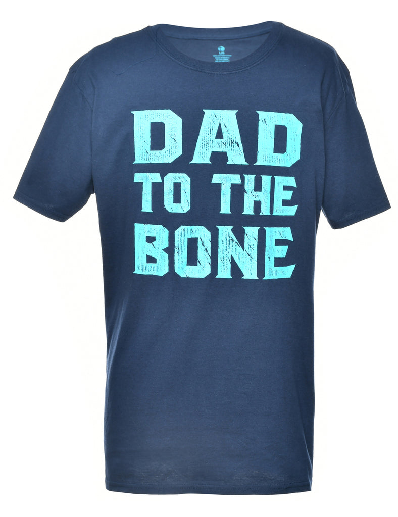 Dad To The Bone Printed T-shirt - L