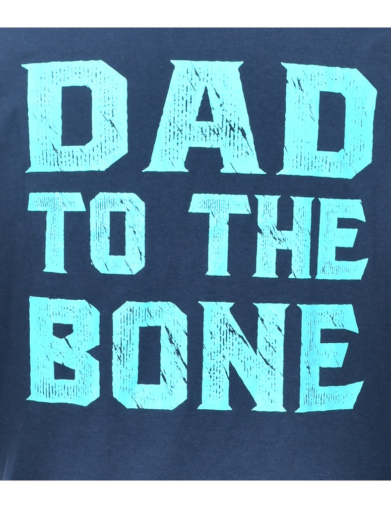 Dad To The Bone Printed T-shirt - L
