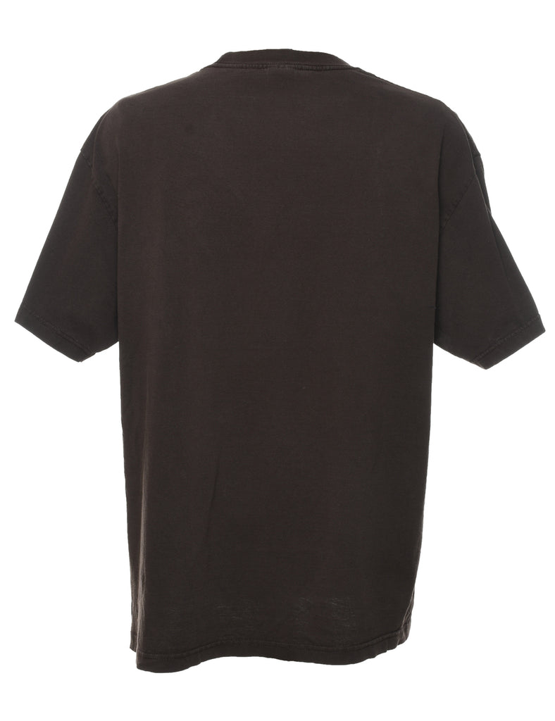 Dark Brown DC Shoe Printed T-shirt - XL