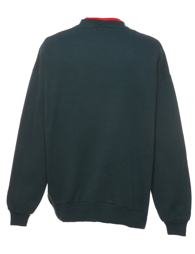 Dark Green Christmas Sweatshirt - XXL