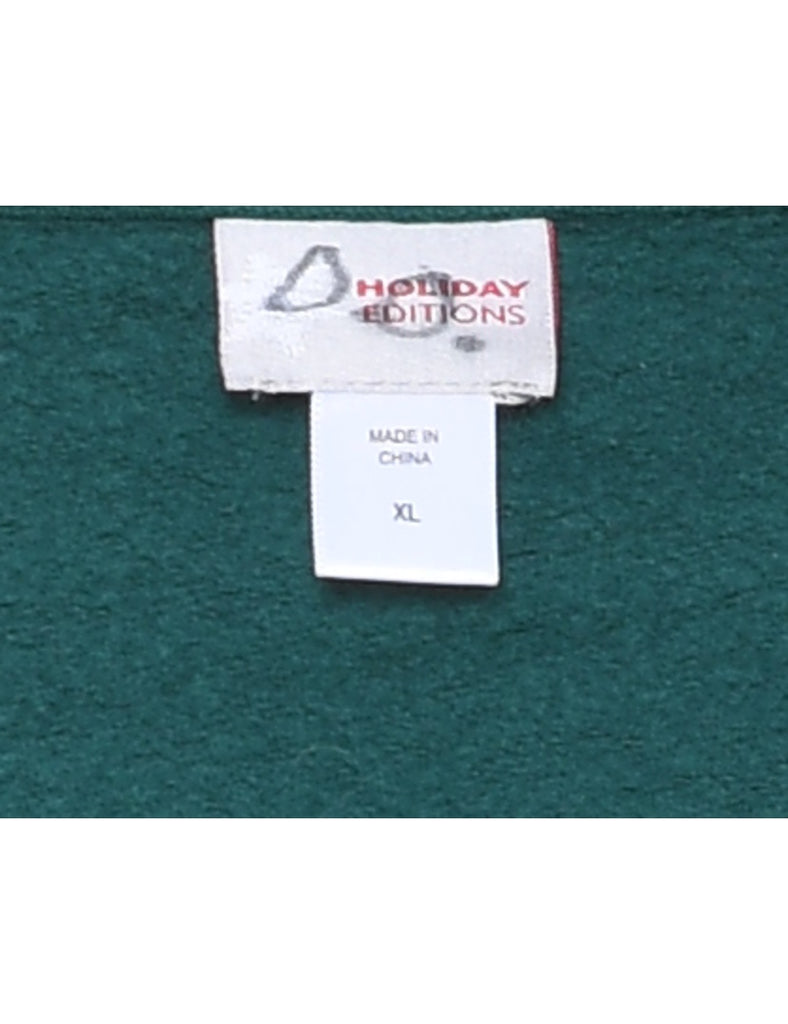 Dark Green Christmas Sweatshirt - XL