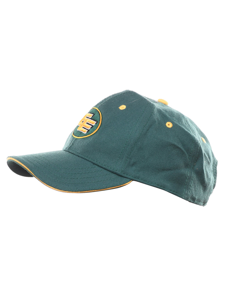 Dark Green Embroided Cap - XS