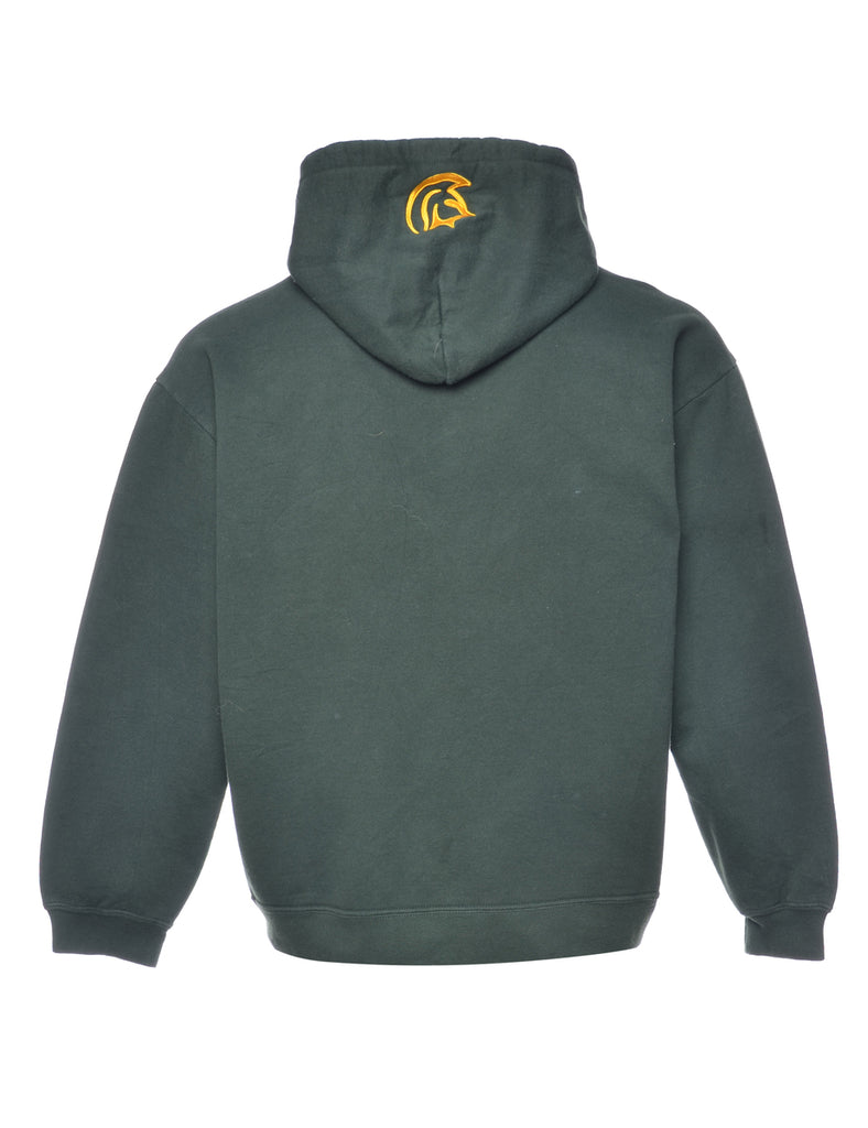 Dark Green PHS Printed Hoodie - L