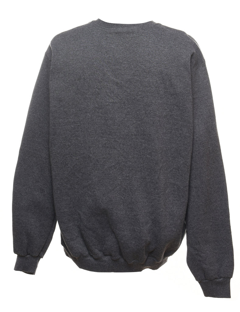 Dark Grey Plain Sweatshirt - XL