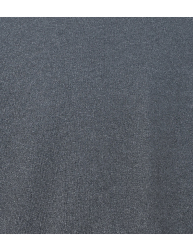 Dark Grey Plain Sweatshirt - L