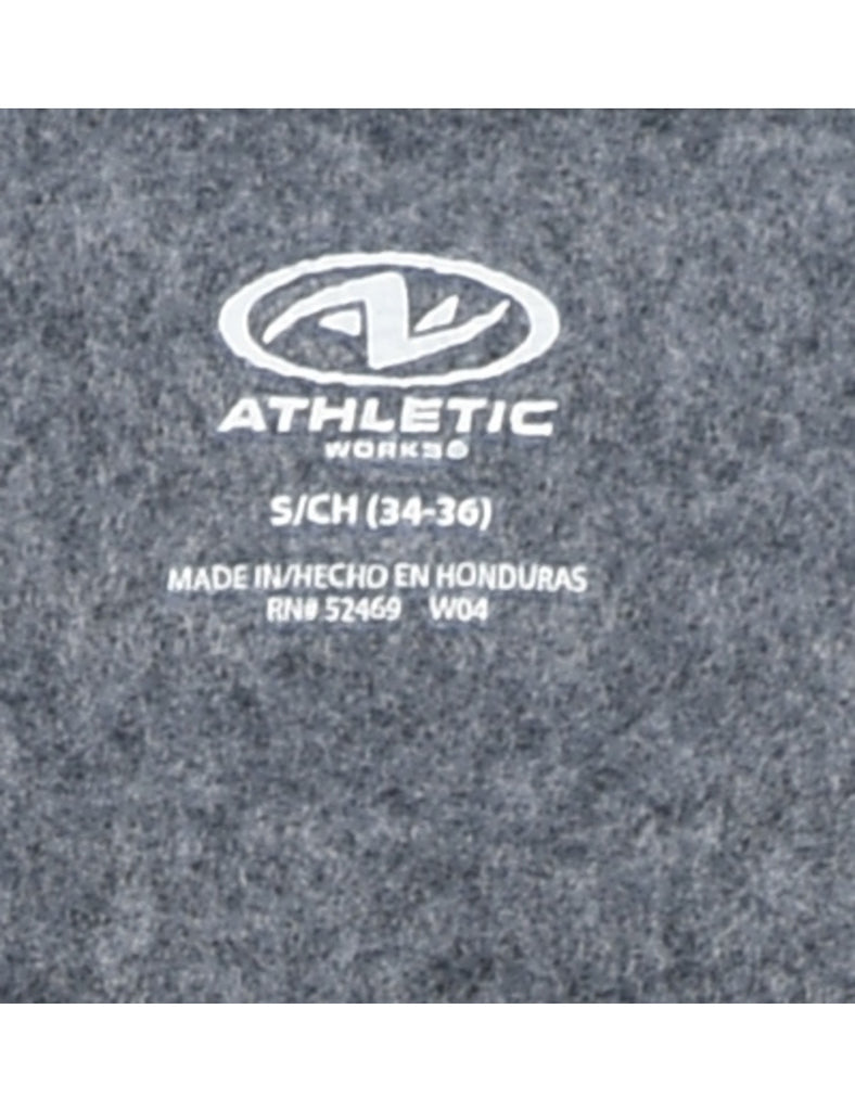 Dark Grey Plain Sweatshirt - S