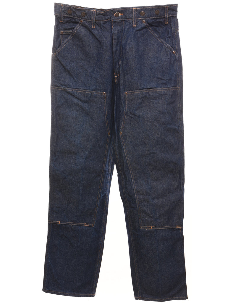 Dark Wash Straight-Fit 1990s Jeans - W38 L34