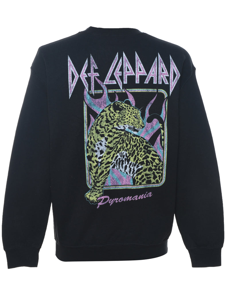 Def Leppard Printed Sweatshirt - M