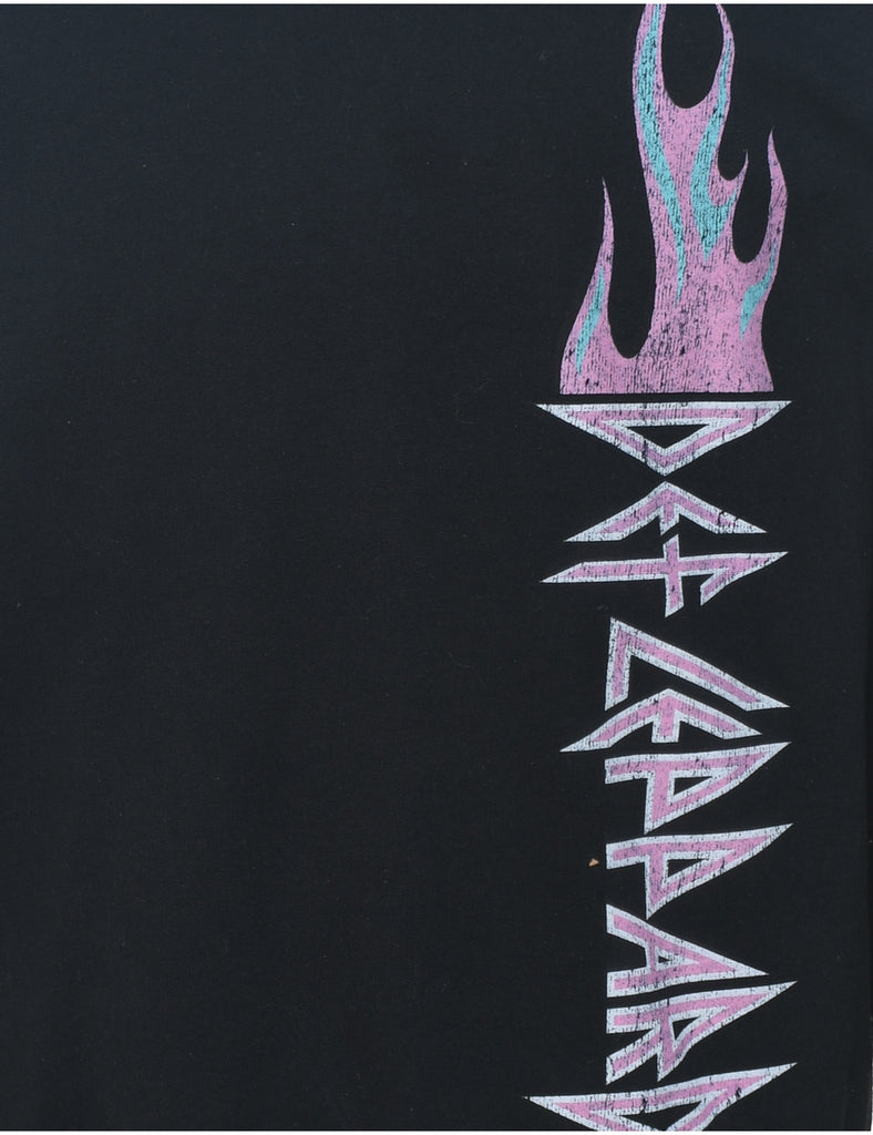 Def Leppard Printed Sweatshirt - M