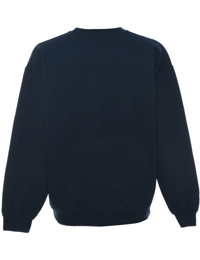 Demon Football Printed Sweatshirt - L