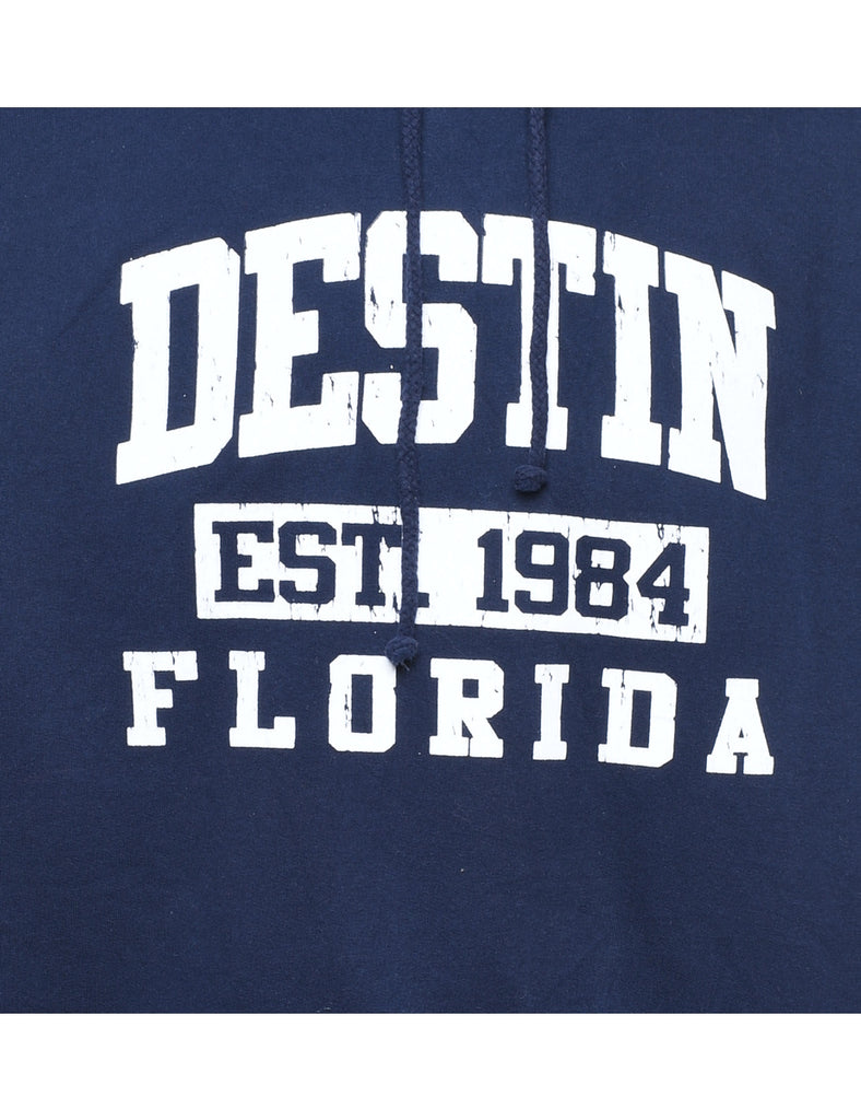 Destin Florida Printed Hoodie - XL