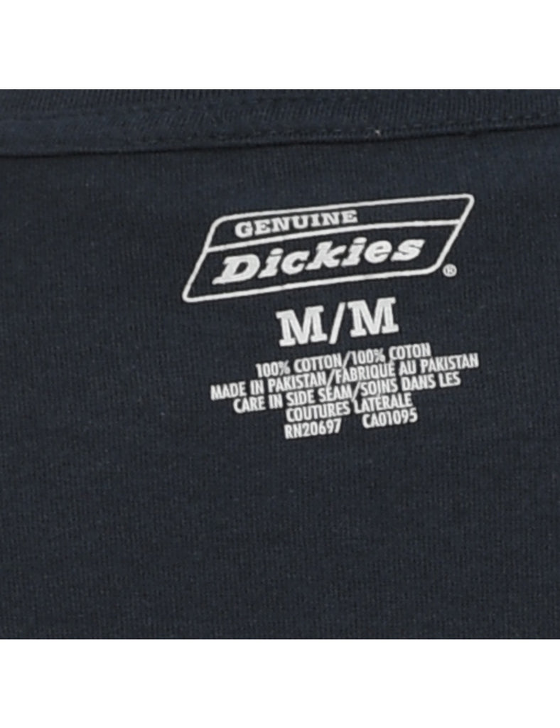 Dickies Navy Plain T-shirt - M
