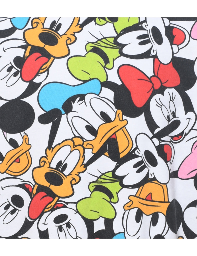 Disney 1990s Multi-Colour Cartoon Sweatshirt - M