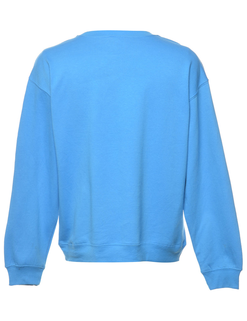 Disney Cartoon Blue Sweatshirt - L