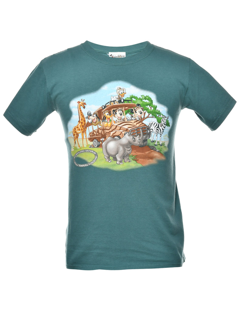 Disney Mickey & Minnie Mouse Cartoon T-shirt - S