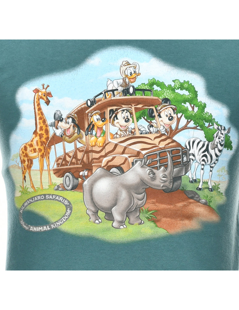 Disney Mickey & Minnie Mouse Cartoon T-shirt - S