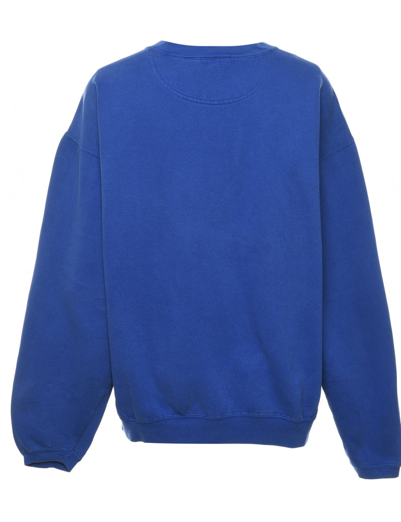 Duke BLUE Devils Embroidered Sweatshirt - L