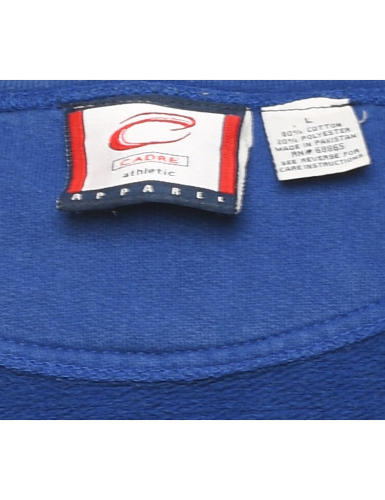 Duke BLUE Devils Embroidered Sweatshirt - L