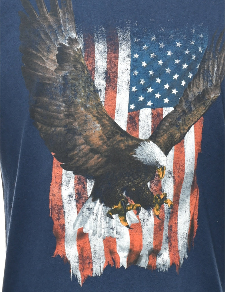 Eagle Printed T-shirt - L