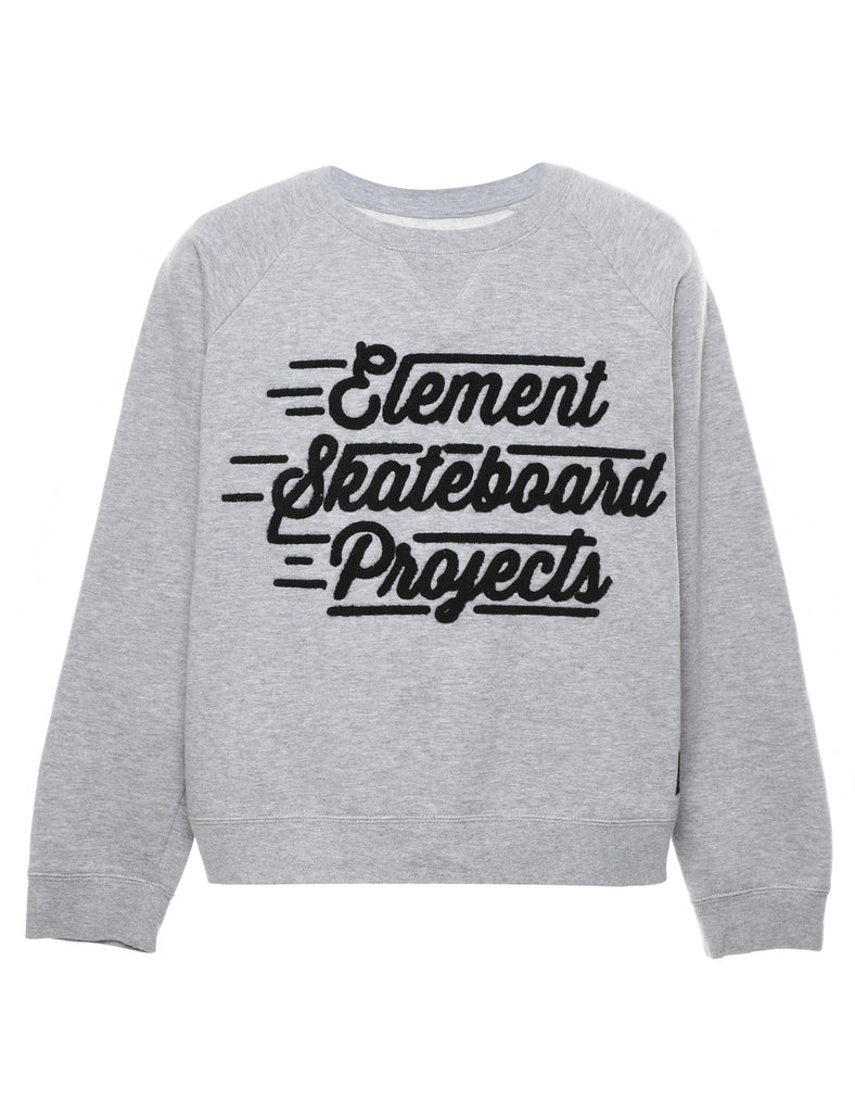 Element Cropped Printed Sweatshirt - M