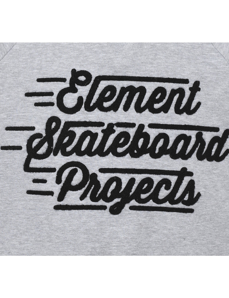Element Cropped Printed Sweatshirt - M