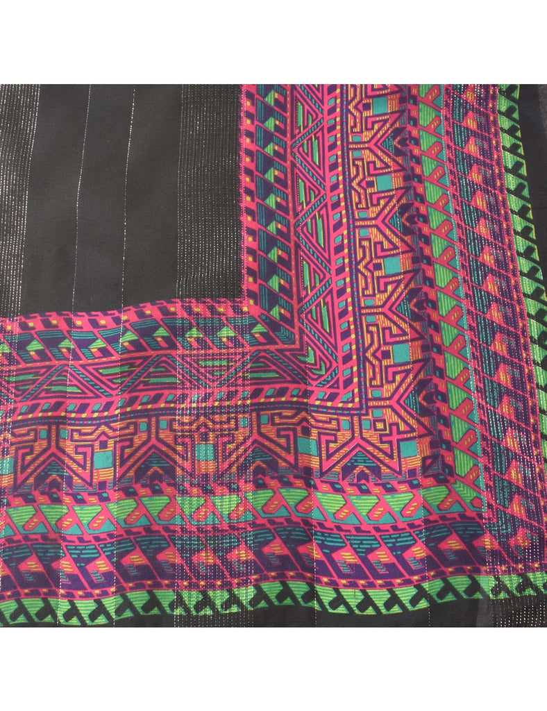 Ethnic Pattern Scarf - M