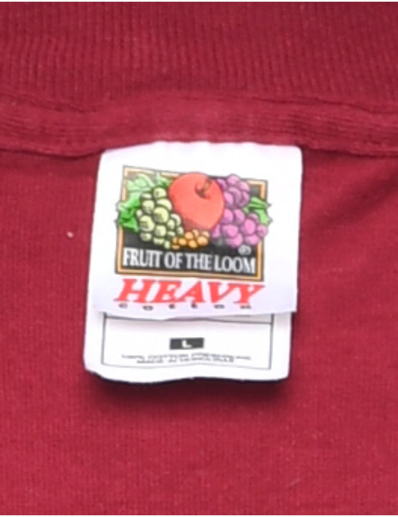 Extra Long Virginia Printed T-shirt - L