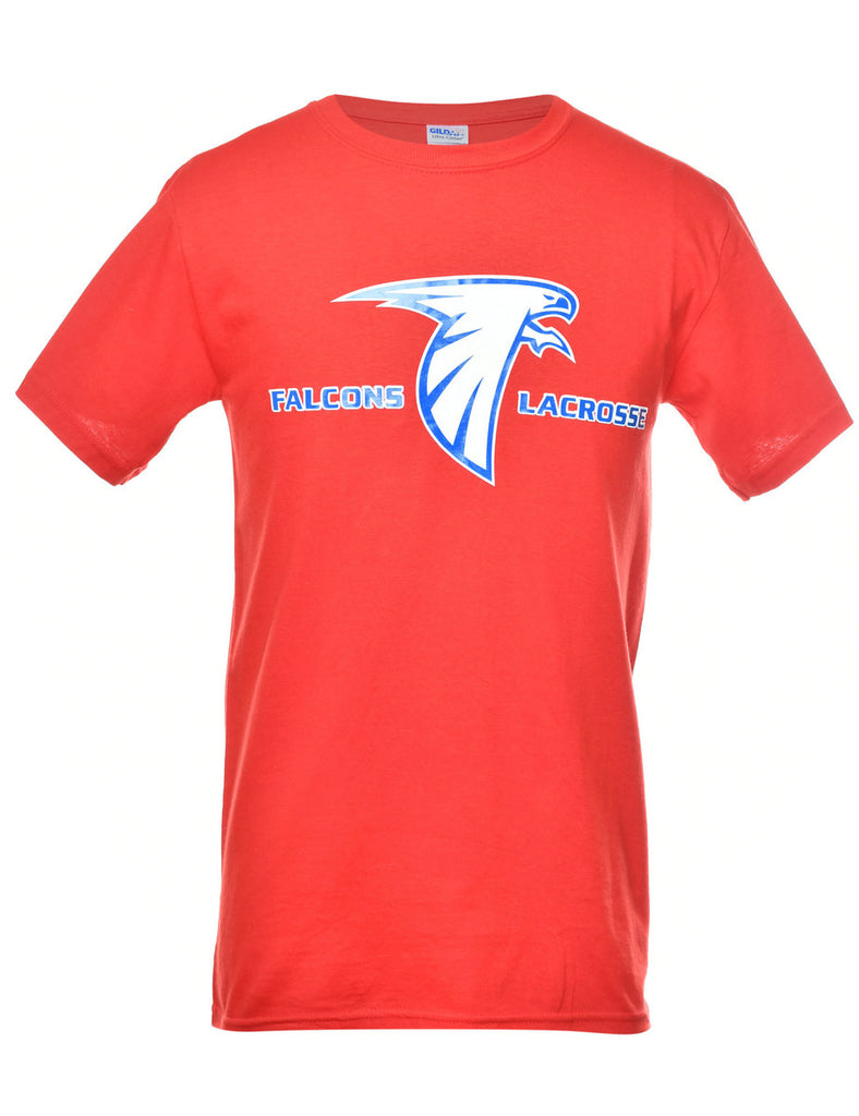 Falcons Lacrosse Printed T-shirt - S